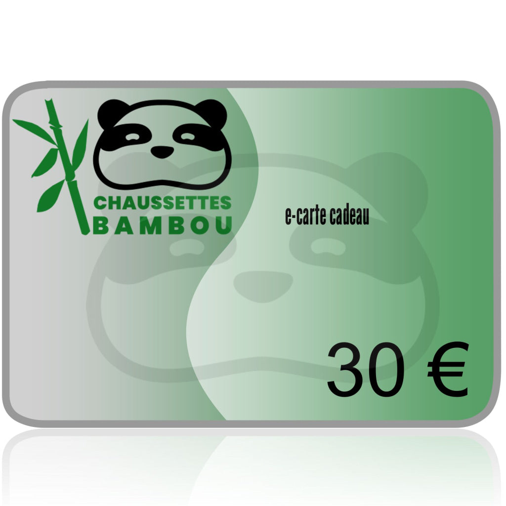 Carte-Cadeau Chaussettes Bambou 30 €
